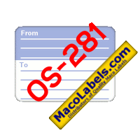 MACO OS-281 From/To Address Labels with Lines, 3