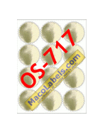 MACO OS-717 Gold Notary Seal 1-1/4" Diameter