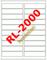MACO RL-2000 White Address Labels 4