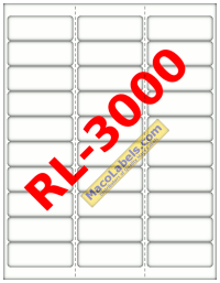MACO RL-3000 White Address Label 2-5/8