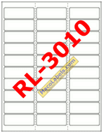 MACO RL-3010 Recycled Address Labels 2-5/8" X 1" 10 Sheet Boxes
