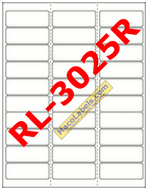 MACO RL-3025R Removable Address Labels 2-5/8" X 1" Recycled Paper