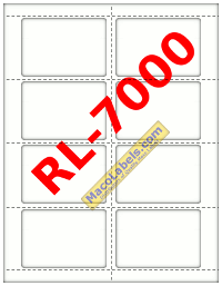 MACO RL-7000 Name Badge Labels, Recycled Paper – Macolabels