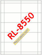MACO RL-8550 White Business Cards on Recycled Card Stock, 3-1/2" X 2"