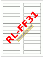 MACO RL-FF31 White File Folder Labels, 3