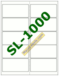 MACO SL-1000 White Sugar Cane Address  Labels 4