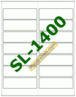 MACO SL-1400 White Sugar Cane Shipping Labels 4