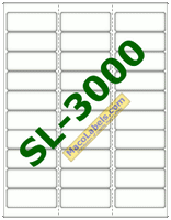 MACO SL-3000 White Sugar Cane Shipping Labels 2.625