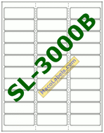 MACO SL-3000B White Sugar Cane Shipping Labels 2.625" X 1" Bulk Pack